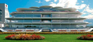 Members’ Stand at Flemington Racecourse