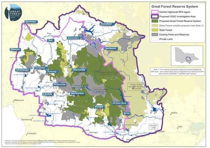Ecological interdependence and the Great Forest National Park