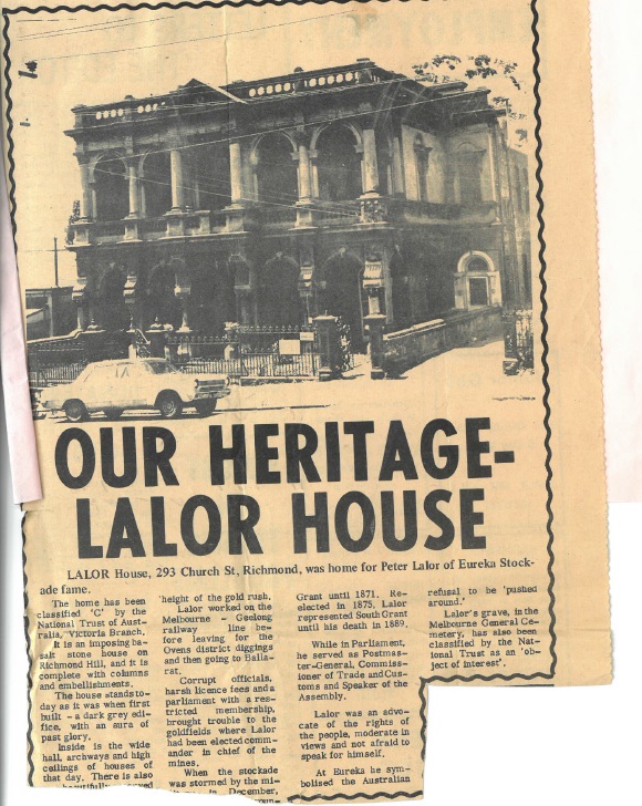 1971 June 17, The Recorder, Our Heritage-Lalor House