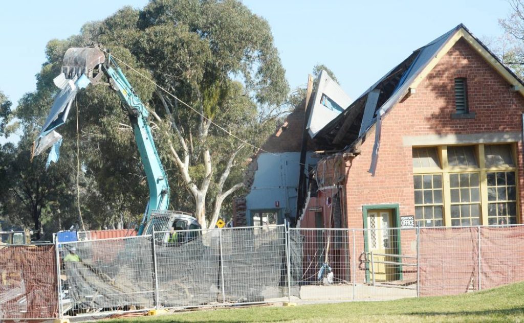 Historic Epsom Primary School building demolition