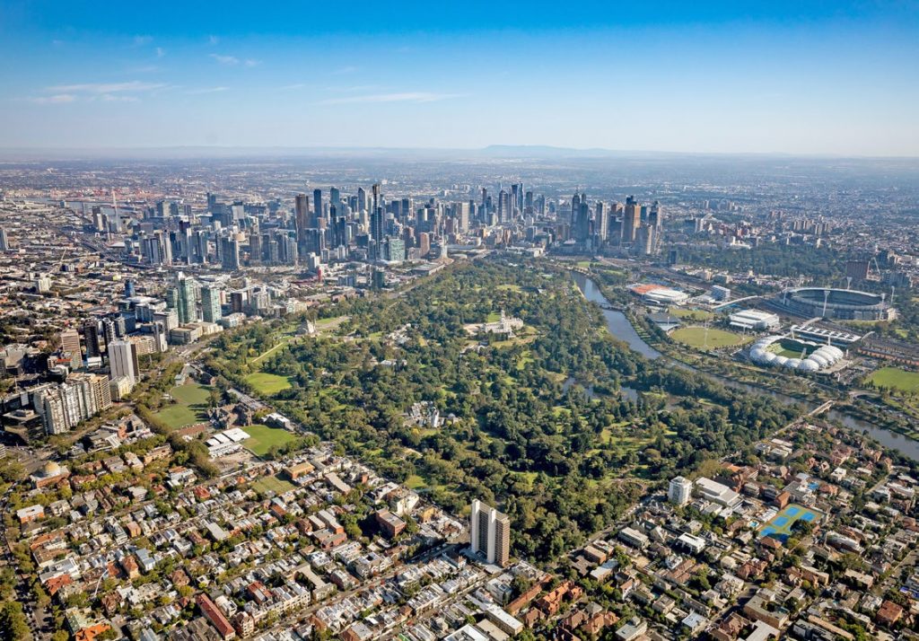 City of Melbourne Domain Parklands Masterplan