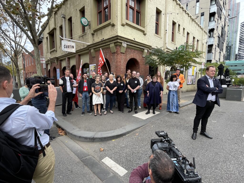 National Trust backs Green Ban on the Curtin Hotel